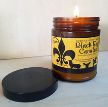 Load image into Gallery viewer, 9 oz Amber Glass Jar Soy Wax Candle