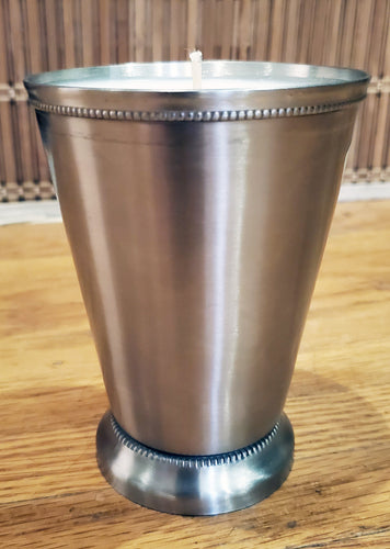 Silver Julep Container Soy Wax Candle